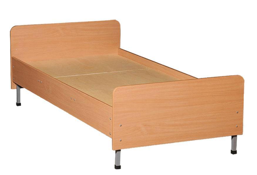 Ліжко односпальне, спинки із заокругленими кутами АНШАР ГРУП (0816) 1936х740х(610-510) мм